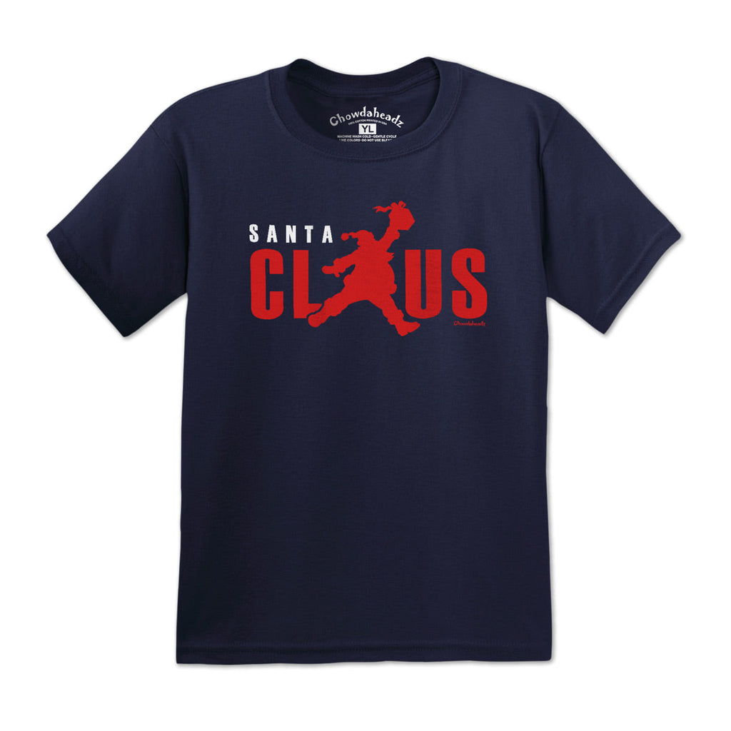 Jumping Santa Claus Logo Youth T-Shirt product image 1