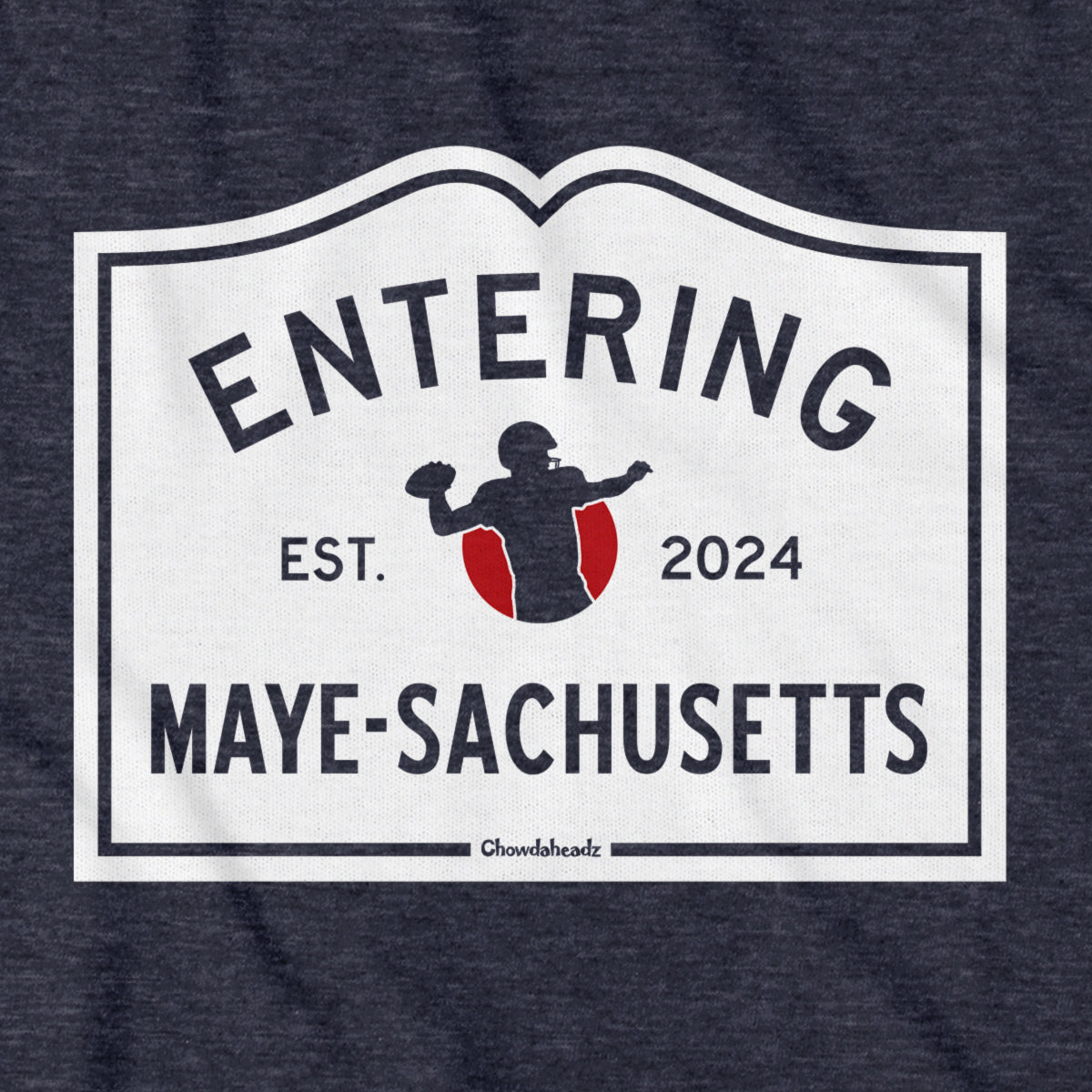 Entering Maye-sachusetts Sign Hoodie product image 2