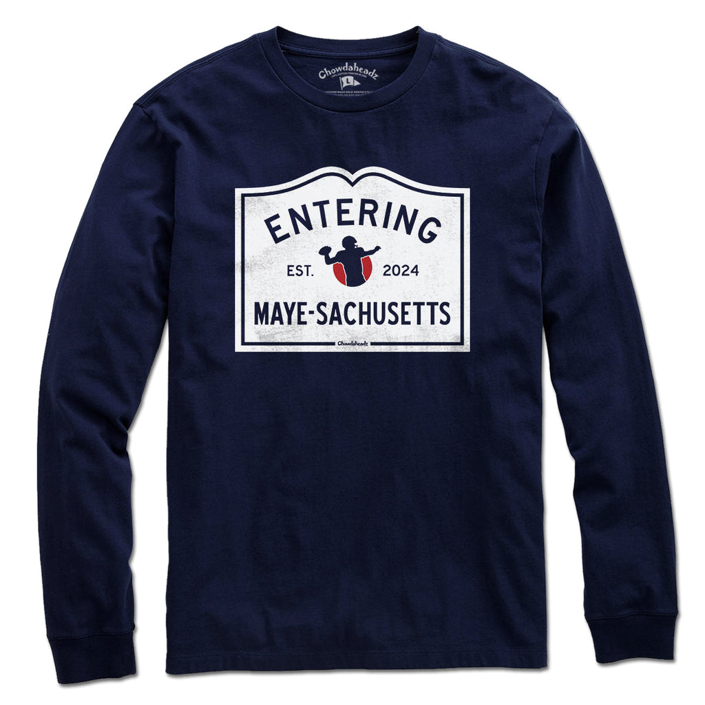 Entering Maye-sachusetts Sign T-Shirt product image 3