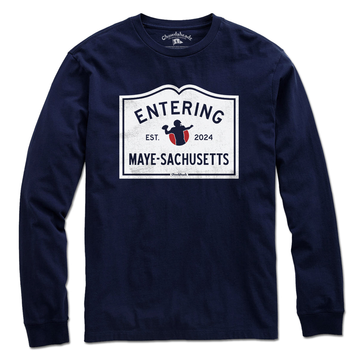 Entering Maye-sachusetts Sign T-Shirt product image 3