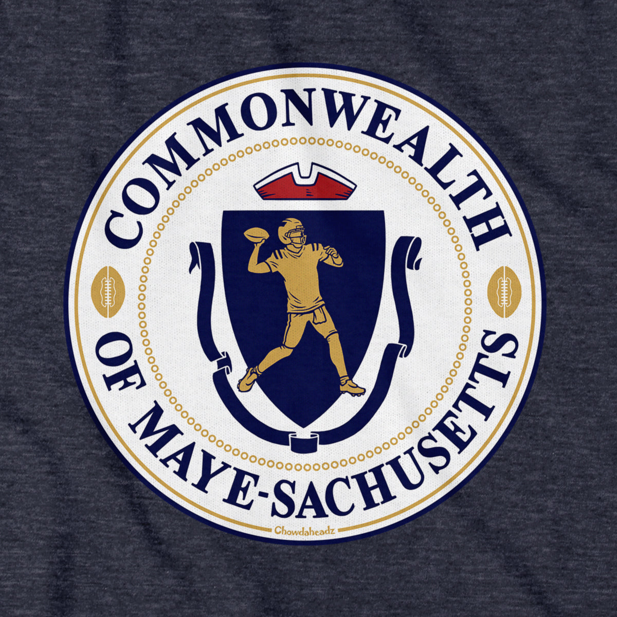 Commonwealth Of Maye-sachusetts Seal T-Shirt product image 9