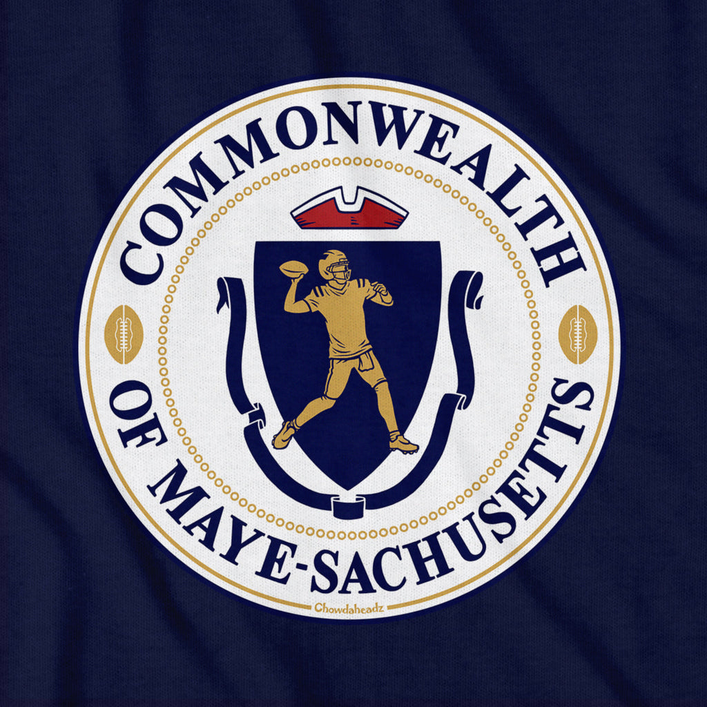 Commonwealth Of Maye-sachusetts Seal T-Shirt product image 5