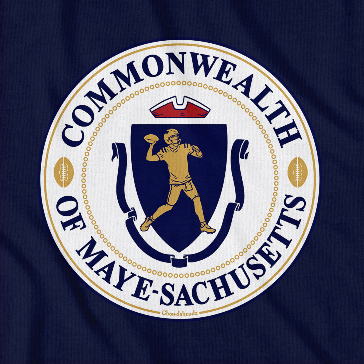 Commonwealth Of Maye-sachusetts Seal T-Shirt product image 5