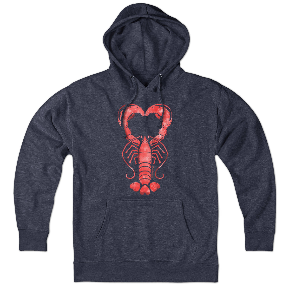 Lobster Heart Tie Dye Hoodie product image 2
