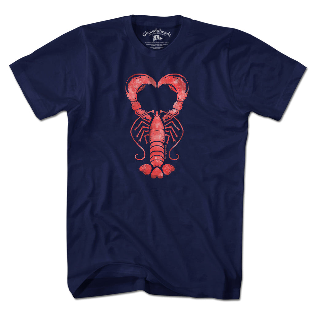 Lobster Heart Tie Dye T-Shirt product image 1