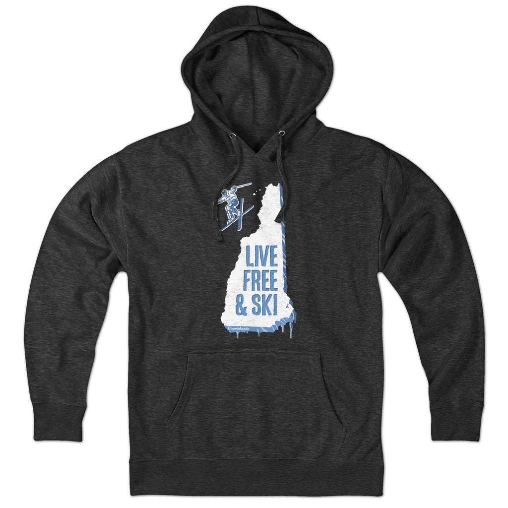 New Hampshire Live Free And Ski Hoodie product image 3