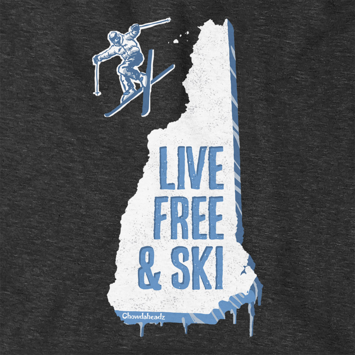 New Hampshire Live Free And Ski Hoodie product image 4