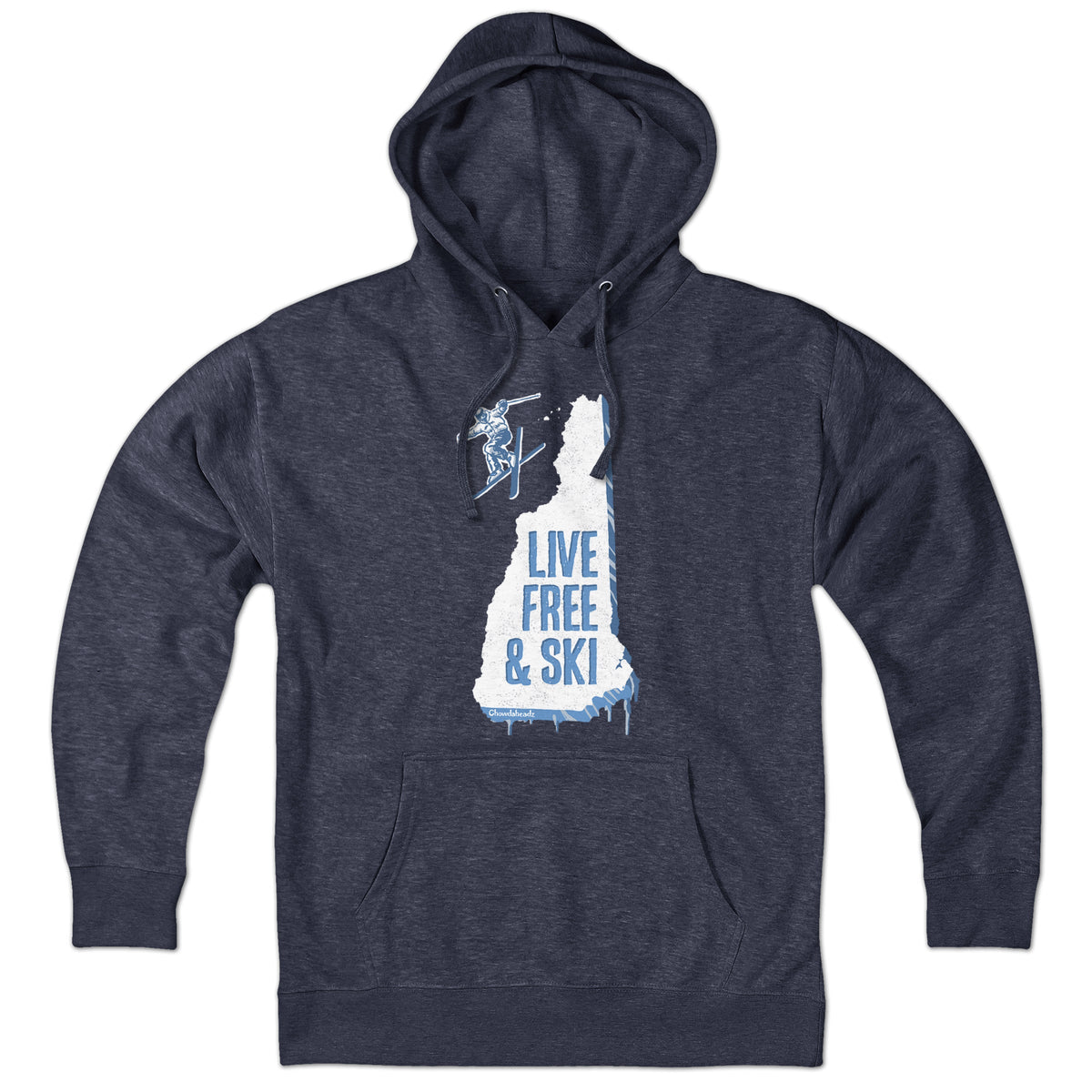 New Hampshire Live Free And Ski Hoodie product image 1