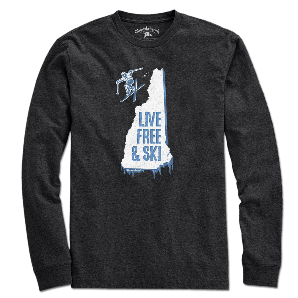 New Hampshire Live Free And Ski T-Shirt product image 7