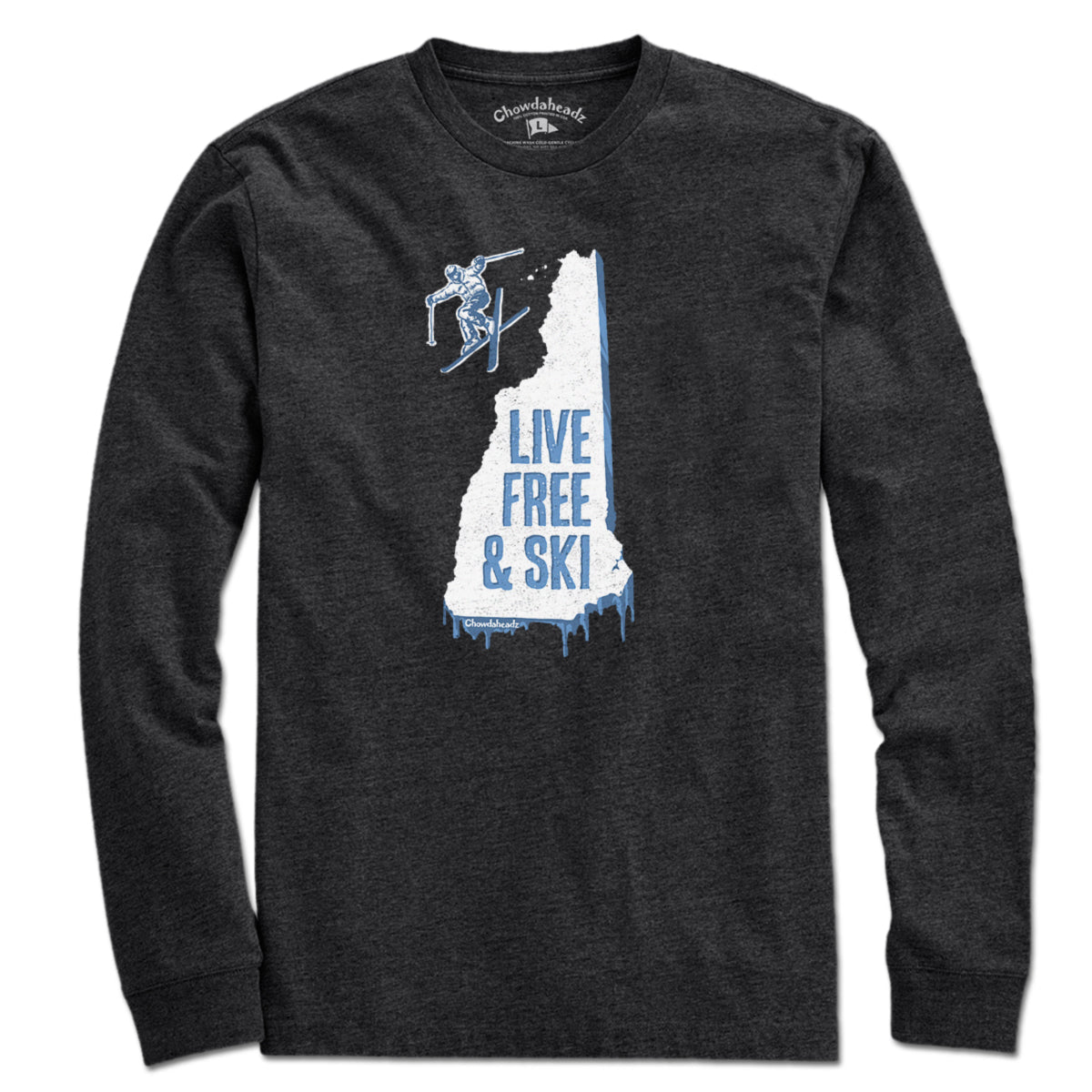 New Hampshire Live Free And Ski T-Shirt product image 7