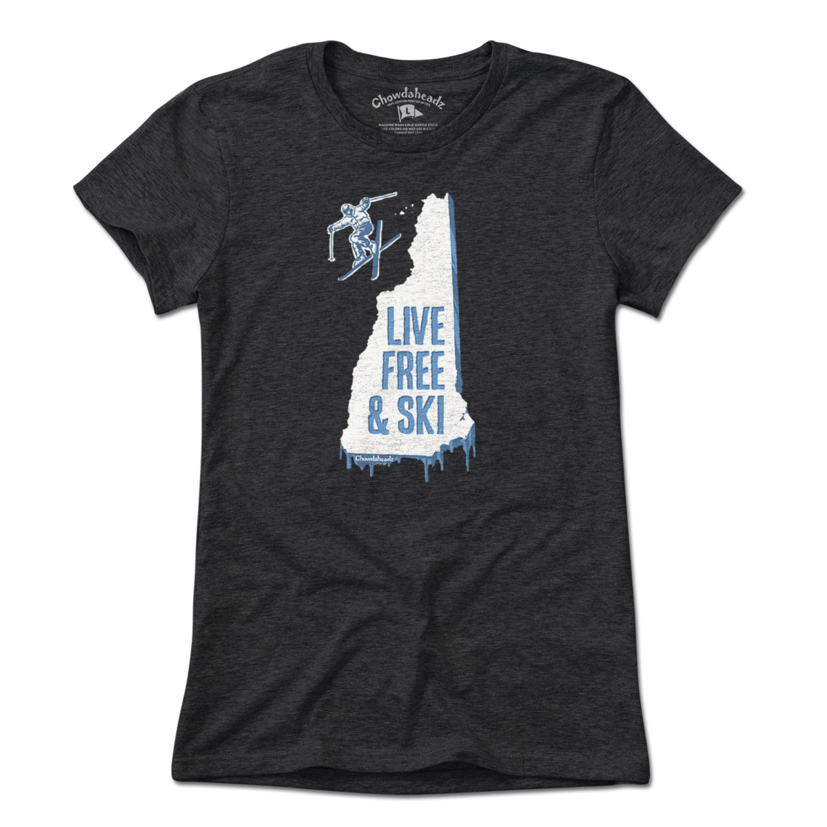 New Hampshire Live Free And Ski T-Shirt product image 8