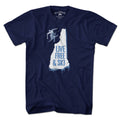 New Hampshire Live Free And Ski T-Shirt product image 1