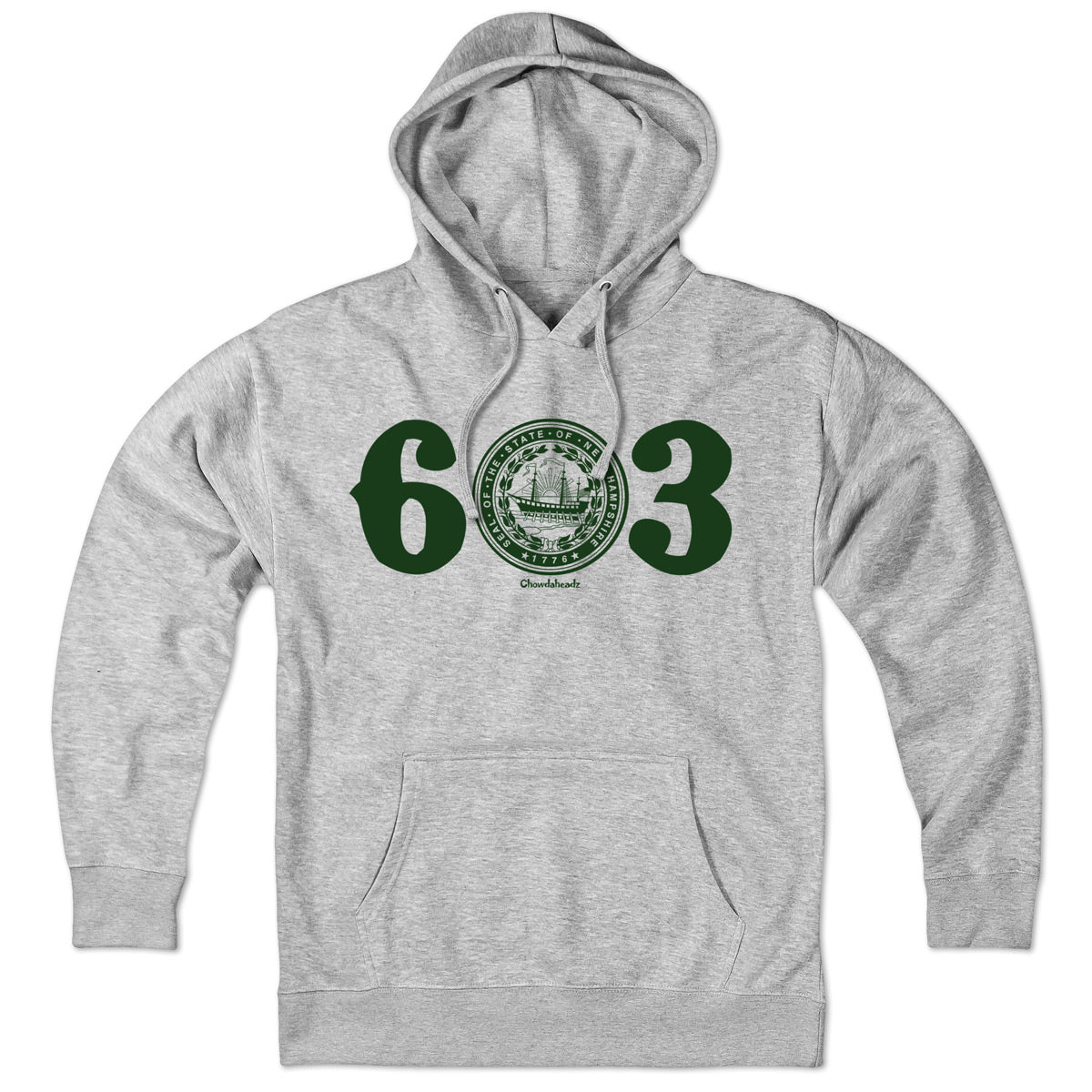 603 New Hampshire Seal Hoodie product image 1