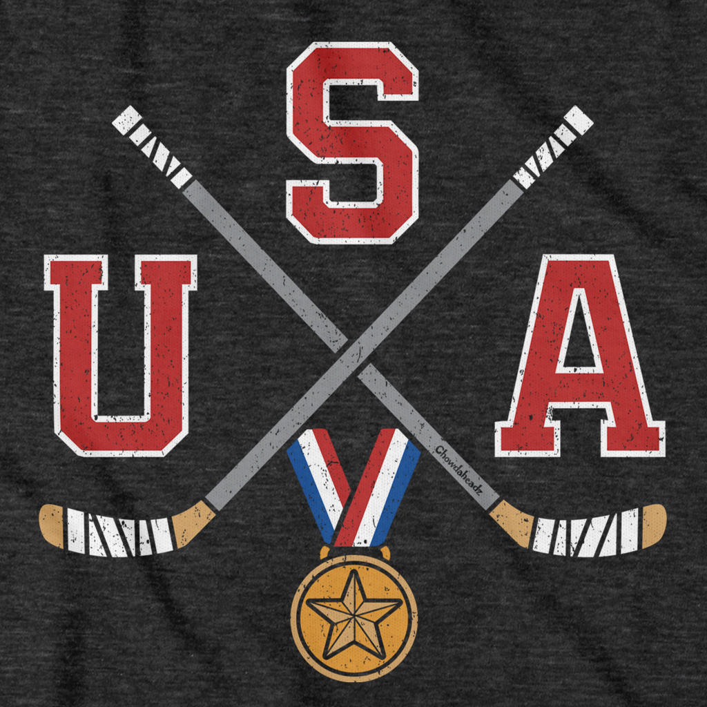 USA Cross Sticks Hockey T-Shirt product image 4
