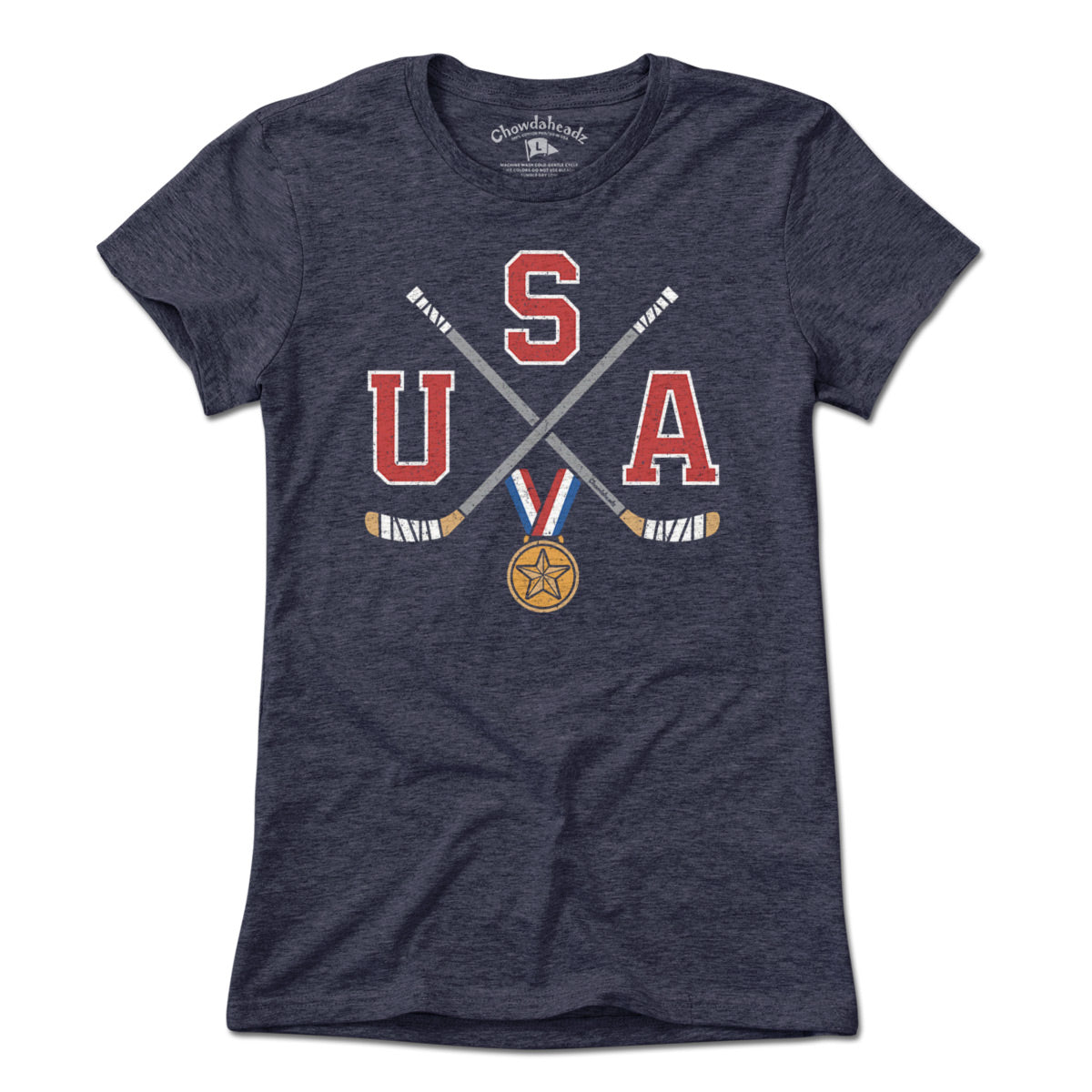USA Cross Sticks Hockey T-Shirt product image 6