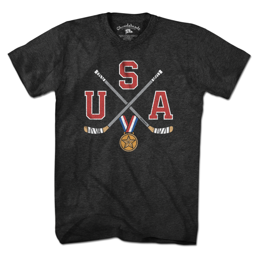 USA Cross Sticks Hockey T-Shirt product image 3