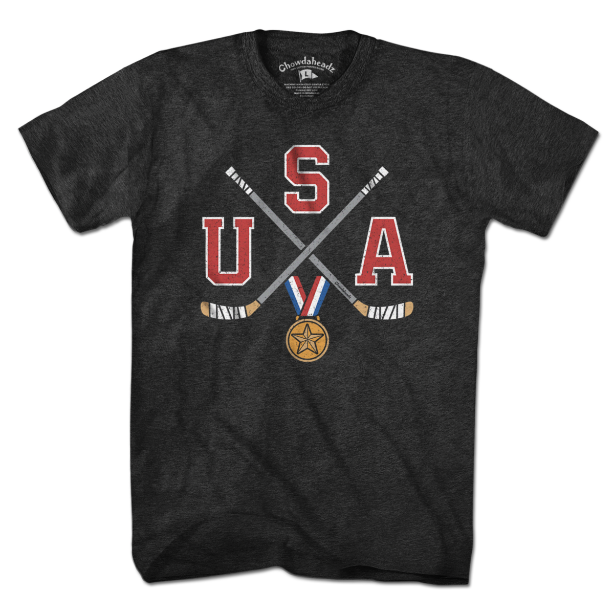 USA Cross Sticks Hockey T-Shirt product image 3