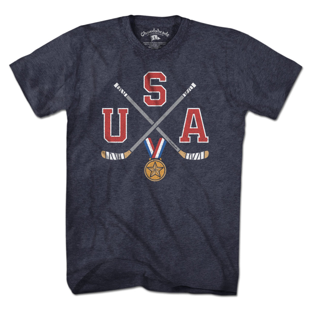 USA Cross Sticks Hockey T-Shirt product image 1