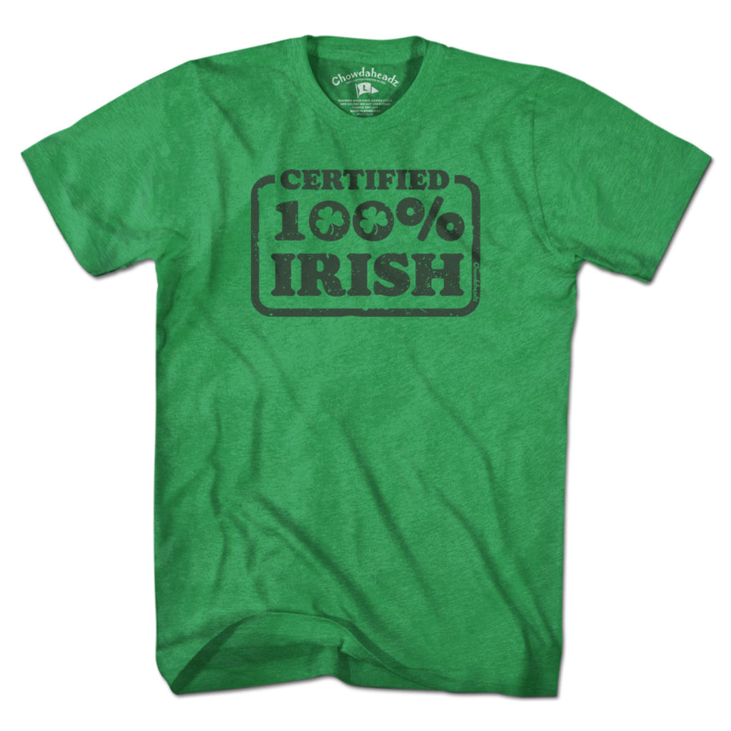 Certified 100% Irish T-shirt product image 3