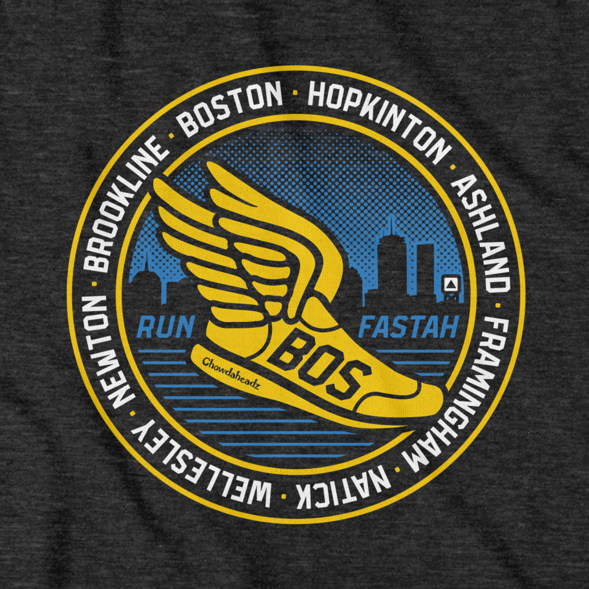 Boston Skyline Rotary T-Shirt product image 6