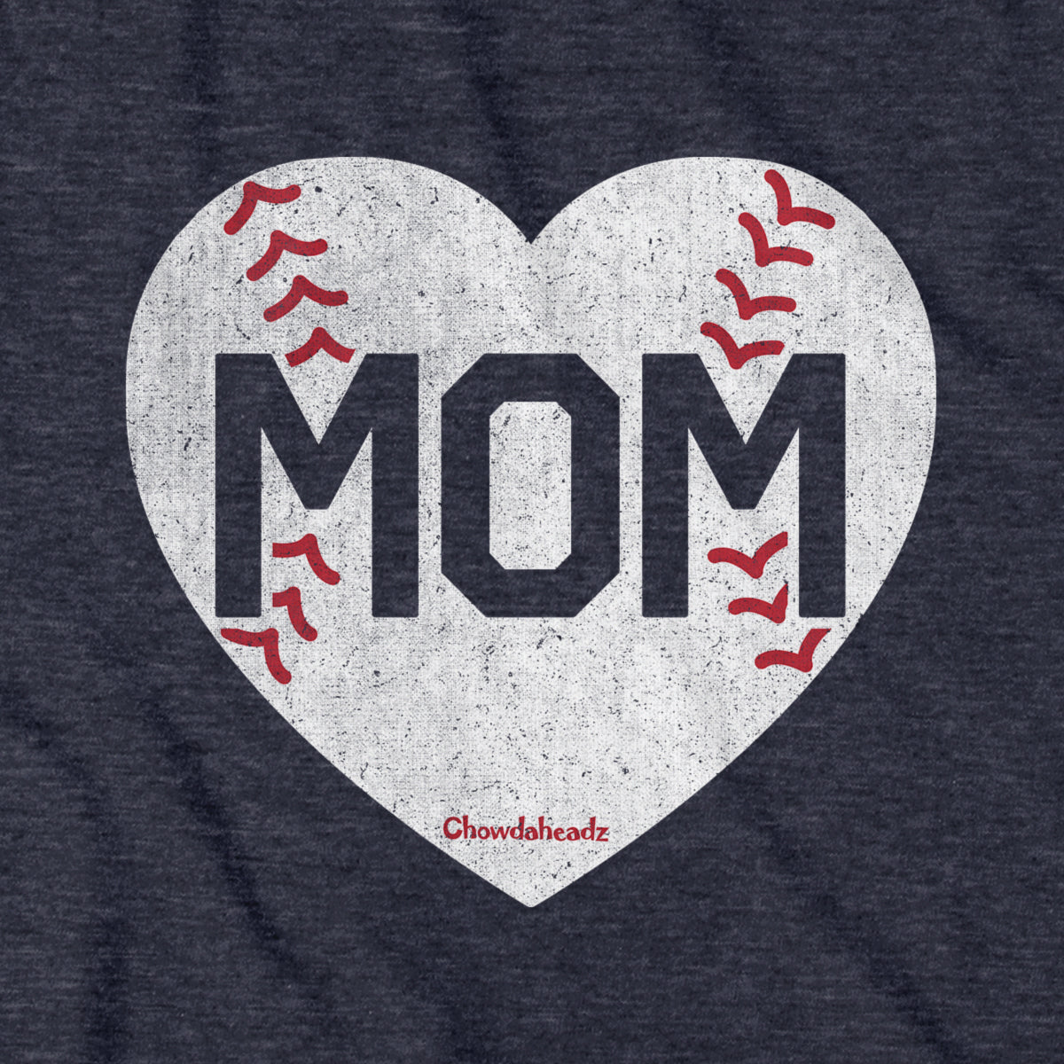 MOM Baseball Heart T-Shirt product image 4