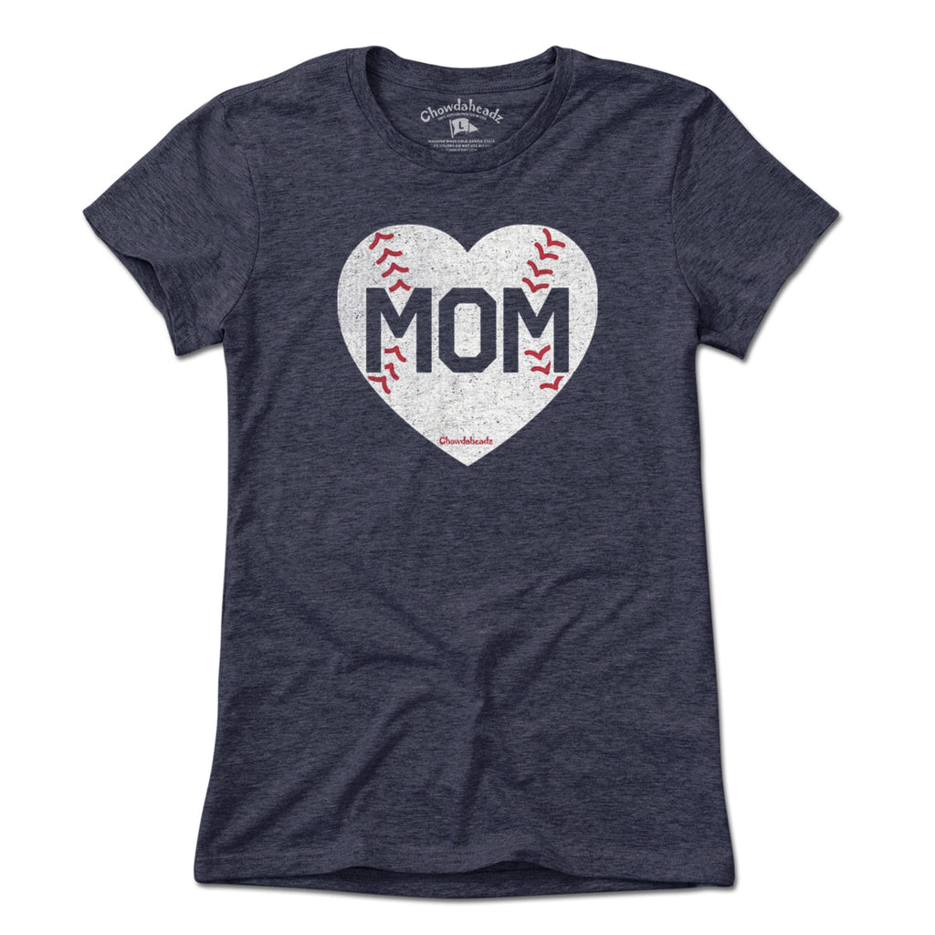 MOM Baseball Heart T-Shirt product image 3