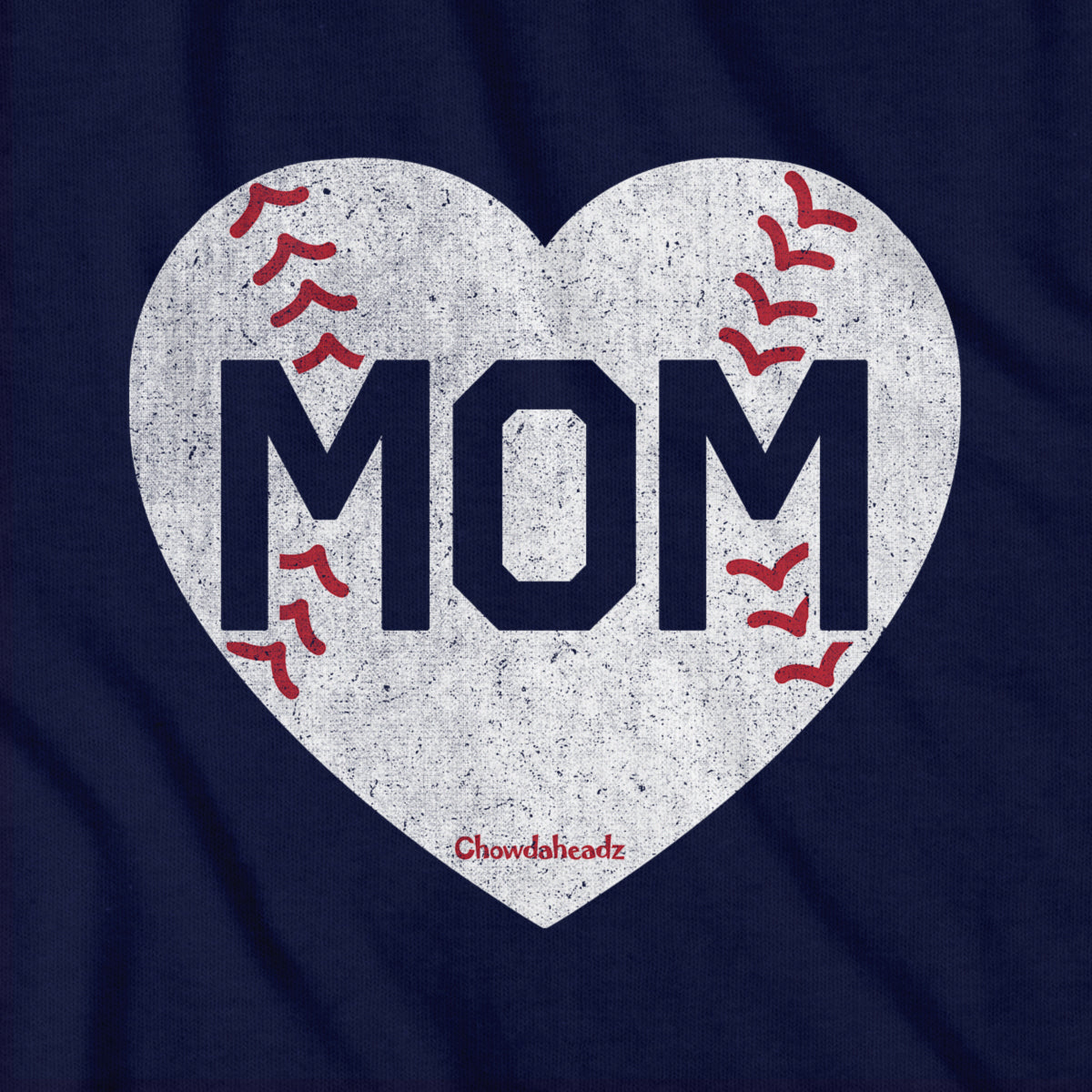 MOM Baseball Heart T-Shirt product image 2