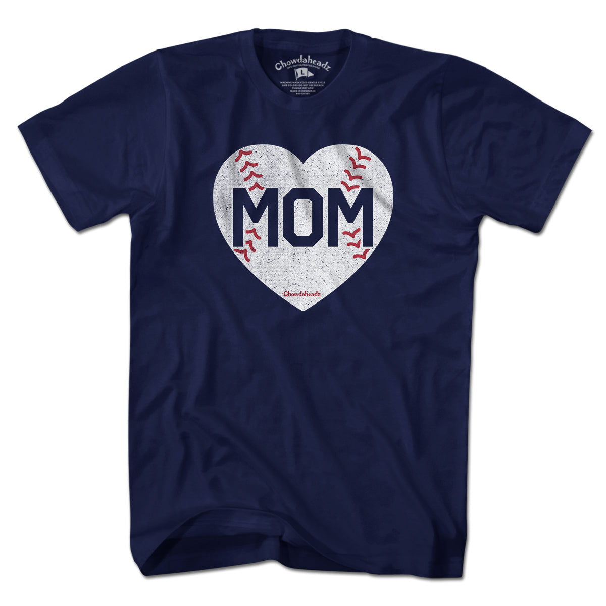 MOM Baseball Heart T-Shirt product image 5