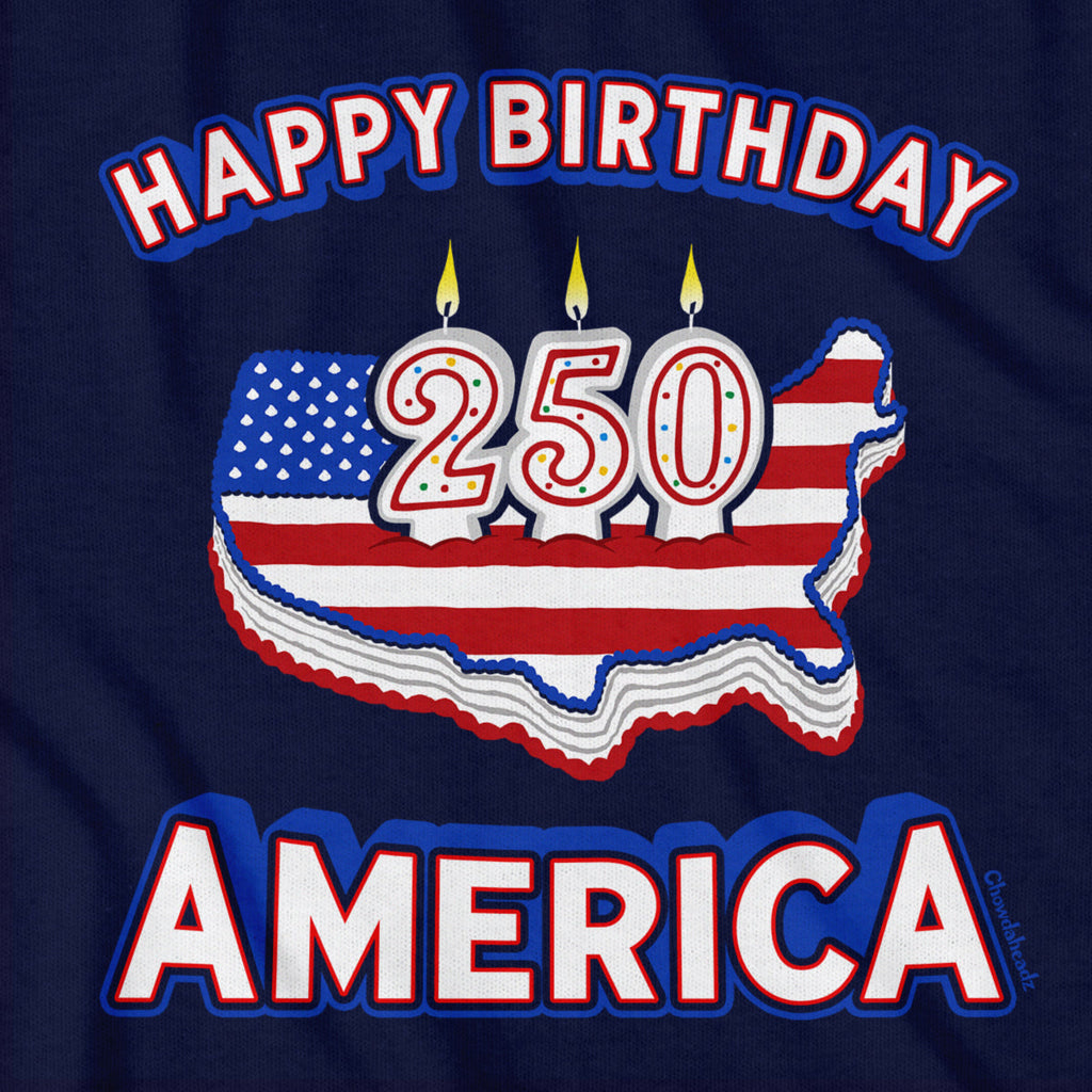 Happy Birthday America USA 250 Cake T-Shirt product image 4
