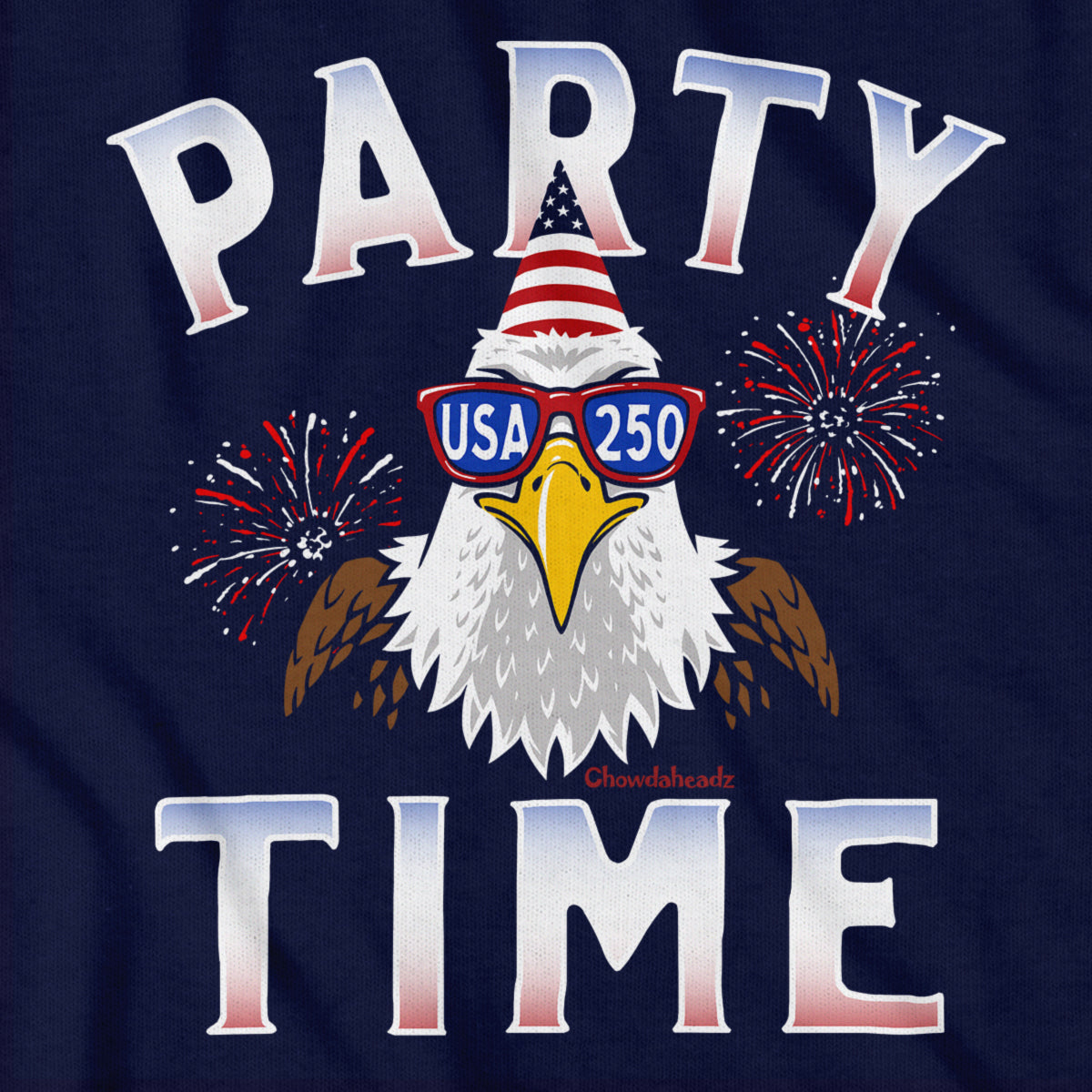 Party Time USA 250 Bald Eagle T-Shirt product image 4