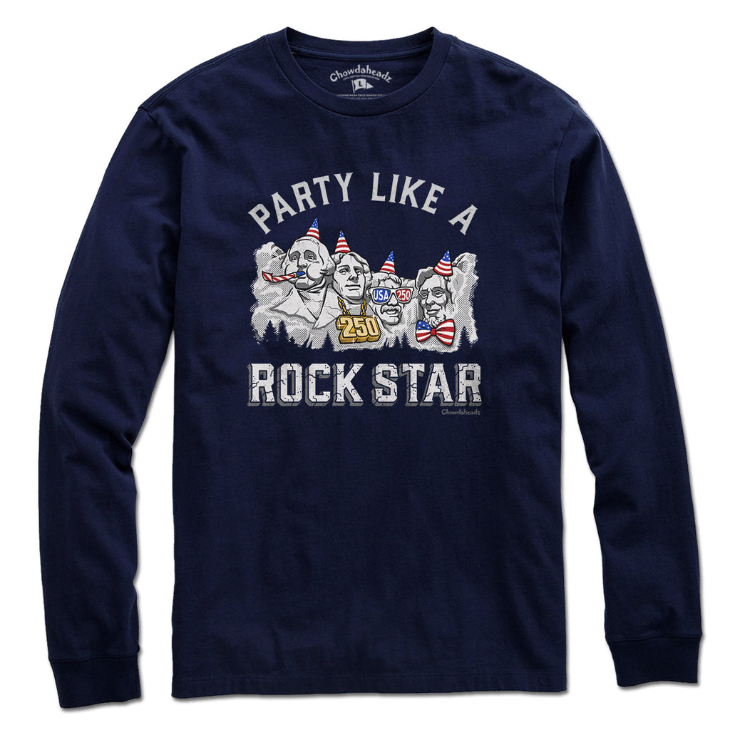 Party Like A Rock Star Rushmore USA 250 T-Shirt product image 3