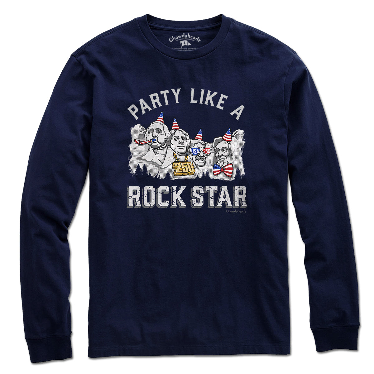 Party Like A Rock Star Rushmore USA 250 T-Shirt product image 3