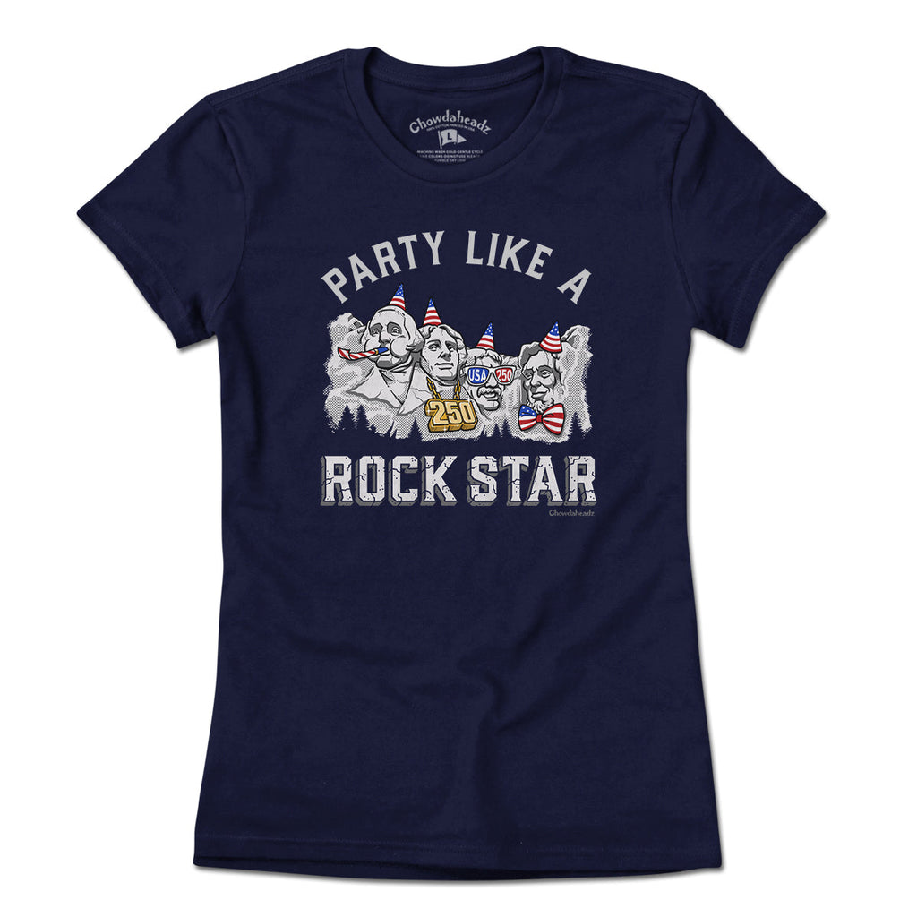 Party Like A Rock Star Rushmore USA 250 T-Shirt product image 4