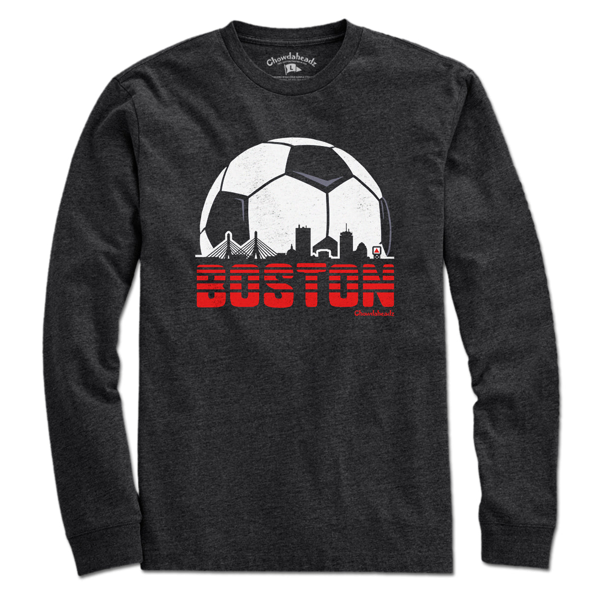 Boston Soccer Skyline T-Shirt product image 7