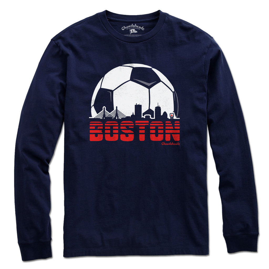 Boston Soccer Skyline T-Shirt product image 3