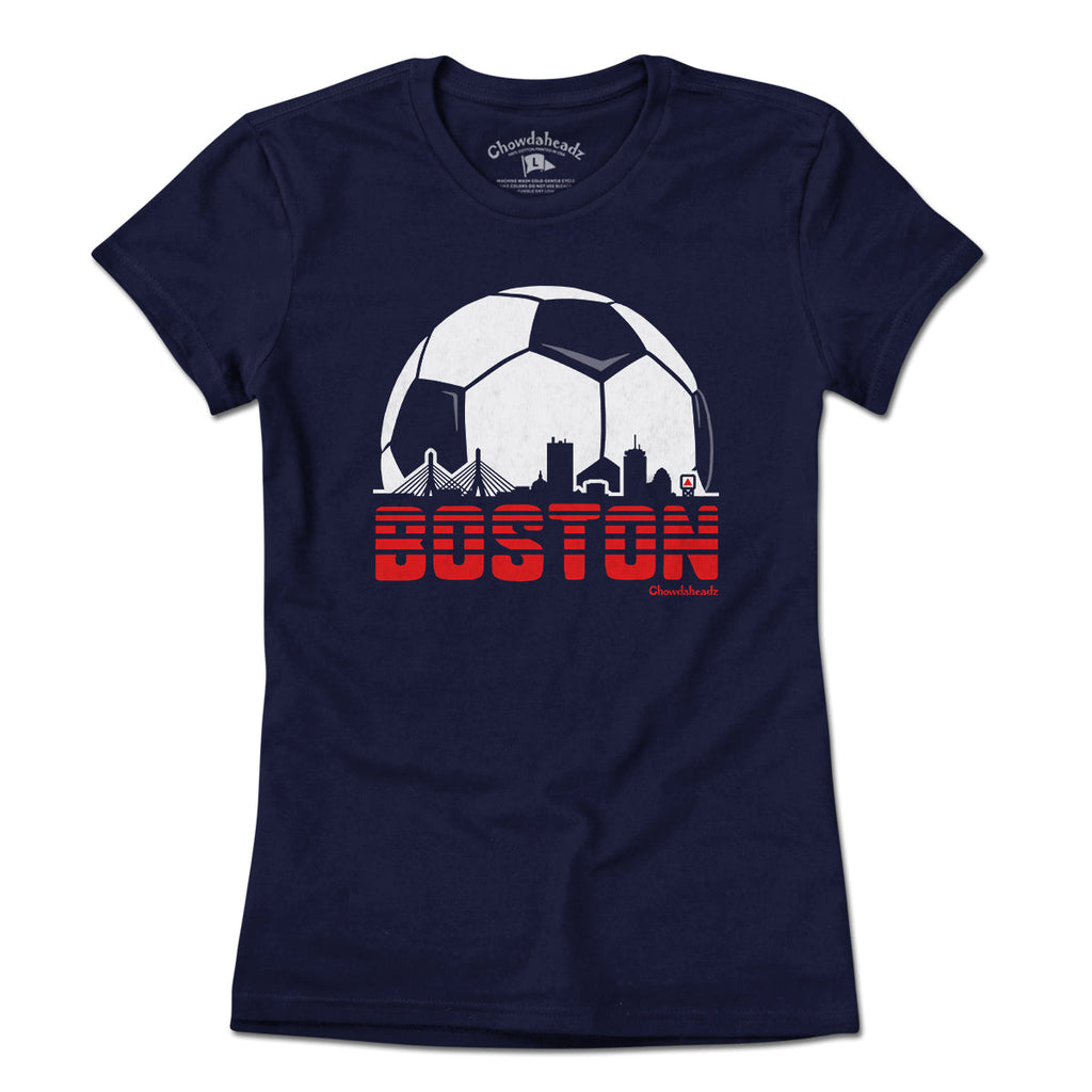 Boston Soccer Skyline T-Shirt product image 4