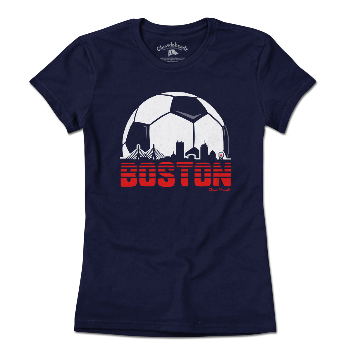 Boston Soccer Skyline T-Shirt product image 4