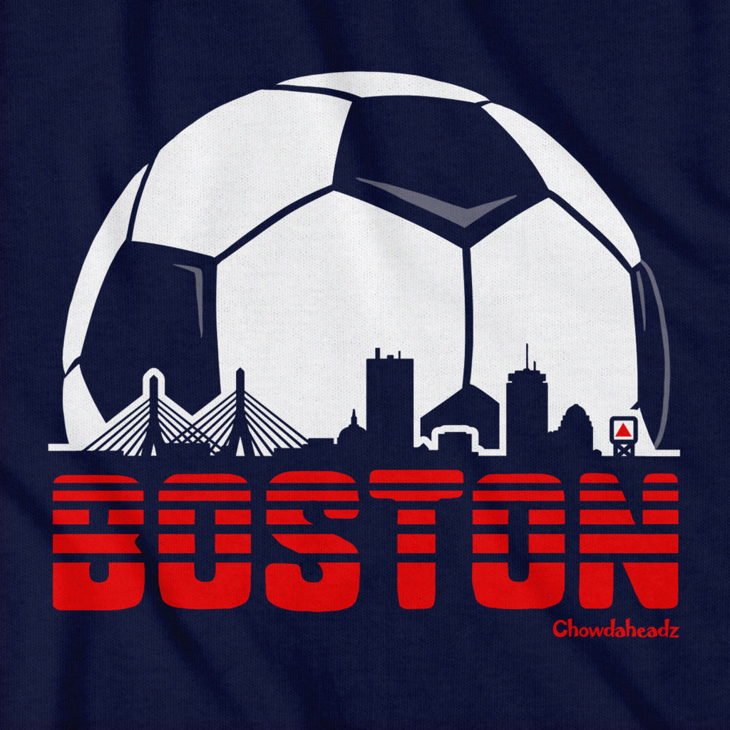 Boston Soccer Skyline T-Shirt product image 2