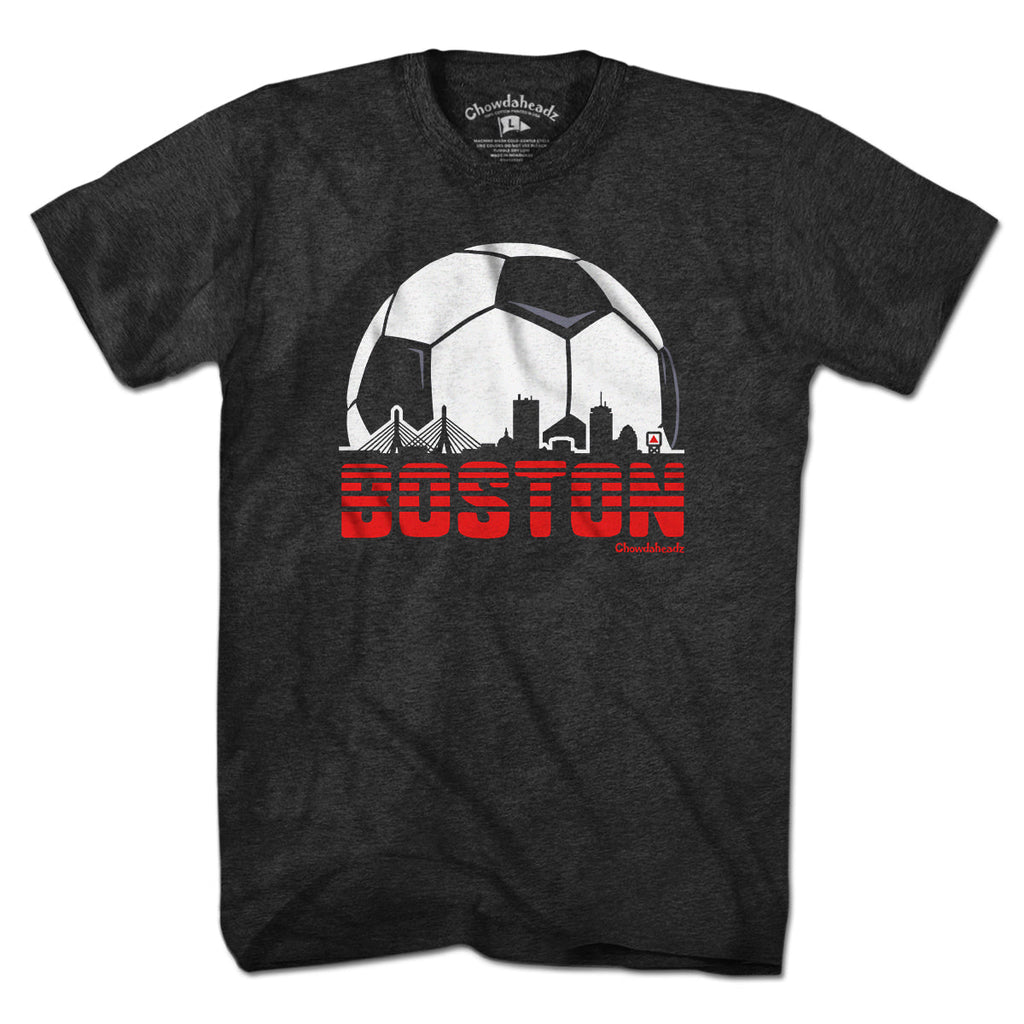 Boston Soccer Skyline T-Shirt product image 5