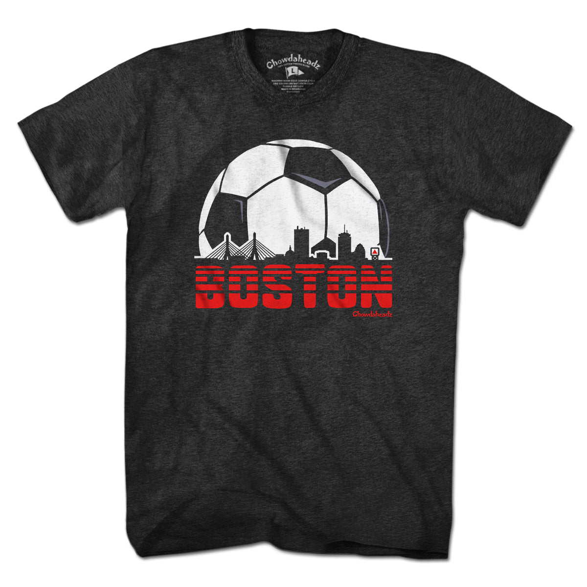 Boston Soccer Skyline T-Shirt product image 5