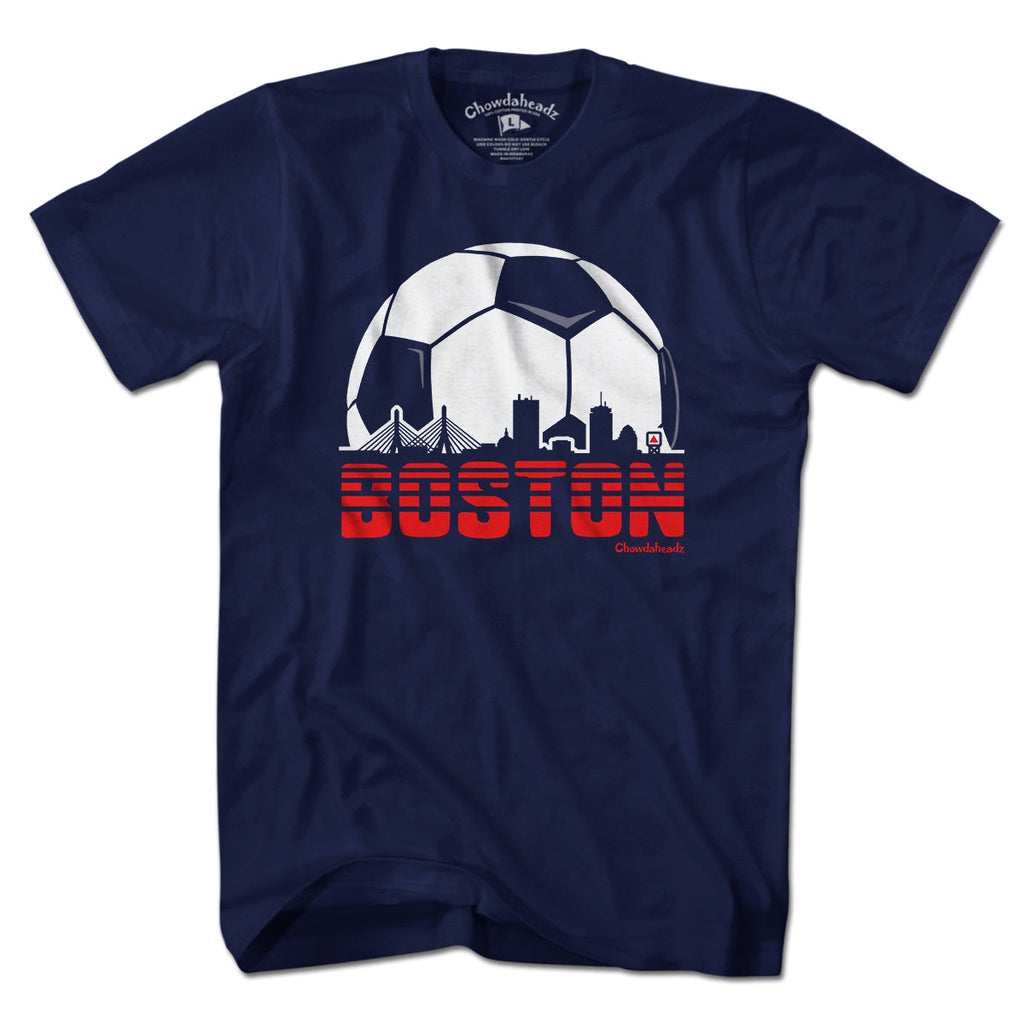 Boston Soccer Skyline T-Shirt product image 1