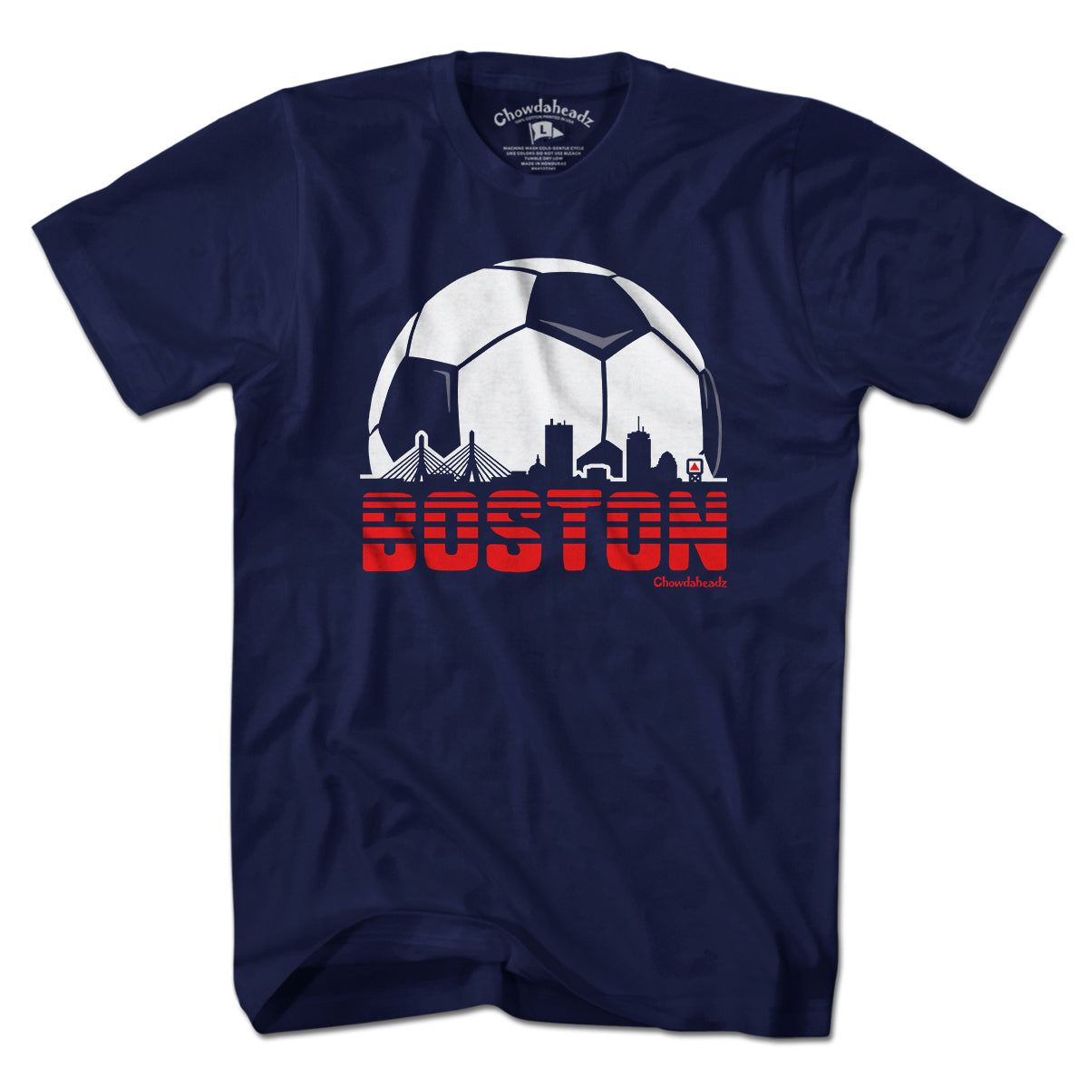 Boston Soccer Skyline T-Shirt product image 1