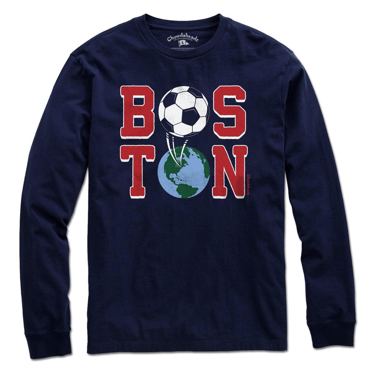 Boston Soccer Stacked T-Shirt product image 3