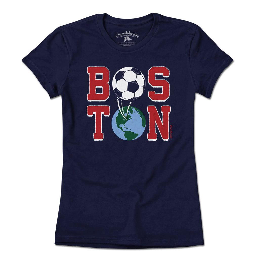 Boston Soccer Stacked T-Shirt product image 4