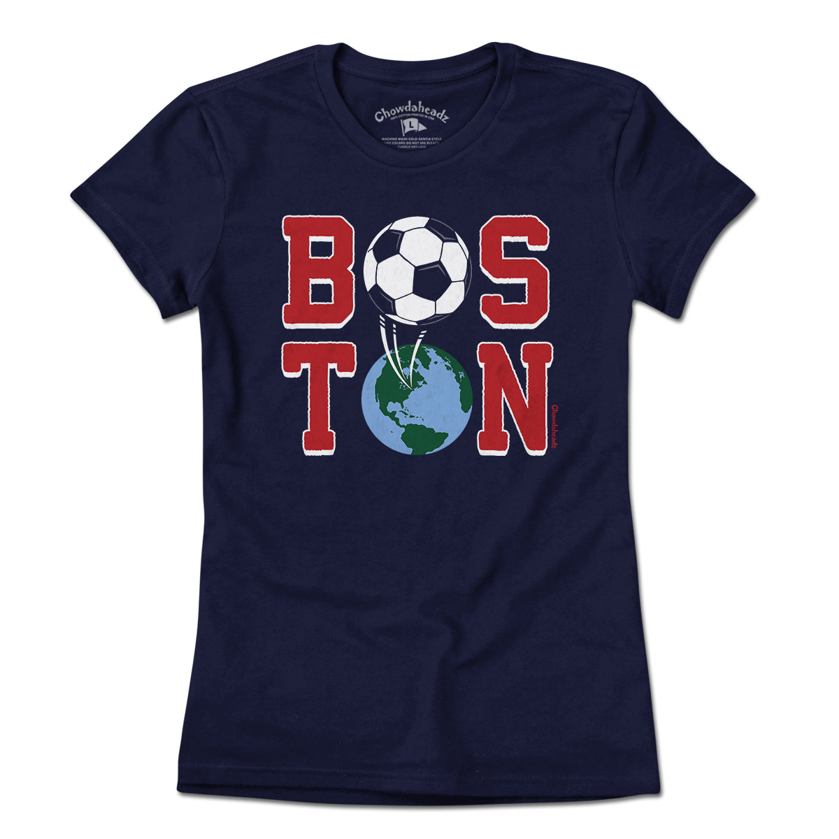Boston Soccer Stacked T-Shirt product image 4