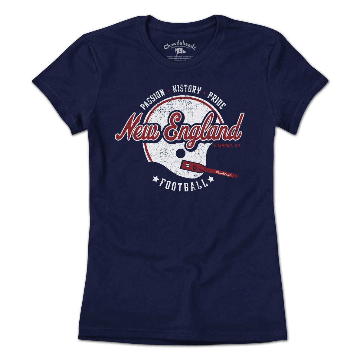 New England Football Passion History Pride T-Shirt product image 4