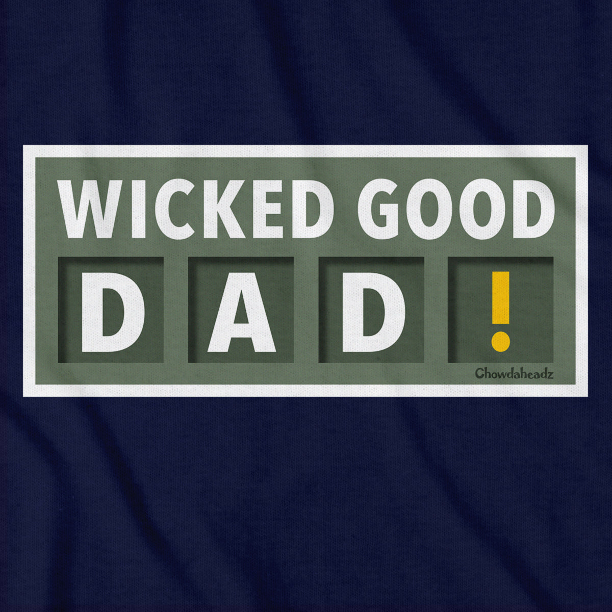 Wicked Good Dad Scoreboard T-Shirt product image 3