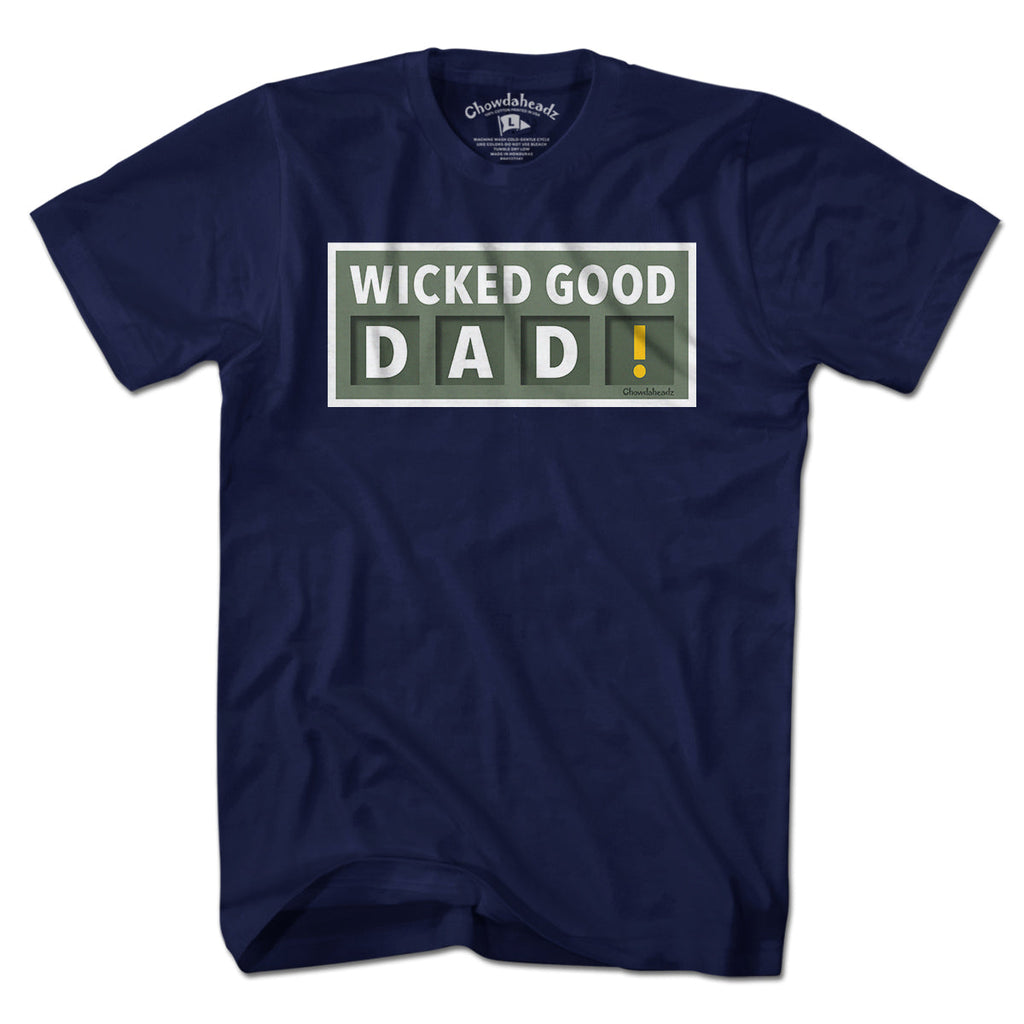 Wicked Good Dad Scoreboard T-Shirt product image 1