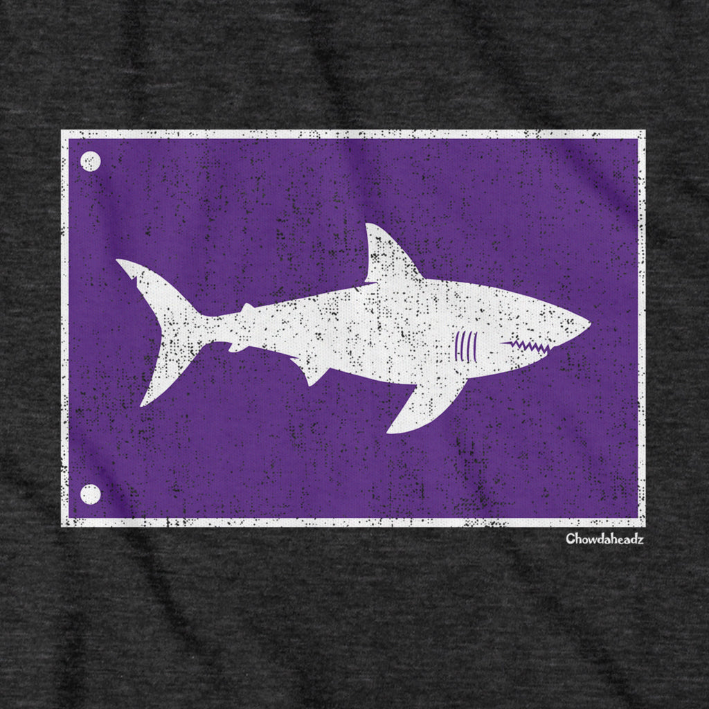 Shark Warning Flag Hoodie product image 4