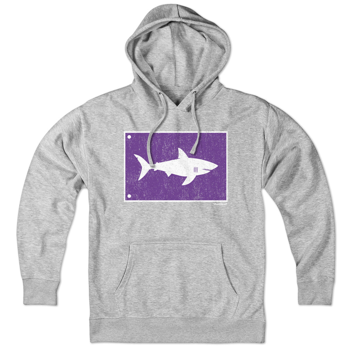 Shark Warning Flag Hoodie product image 1